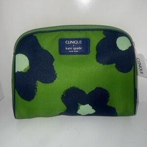 Kate spade cosmetic bag filled with products